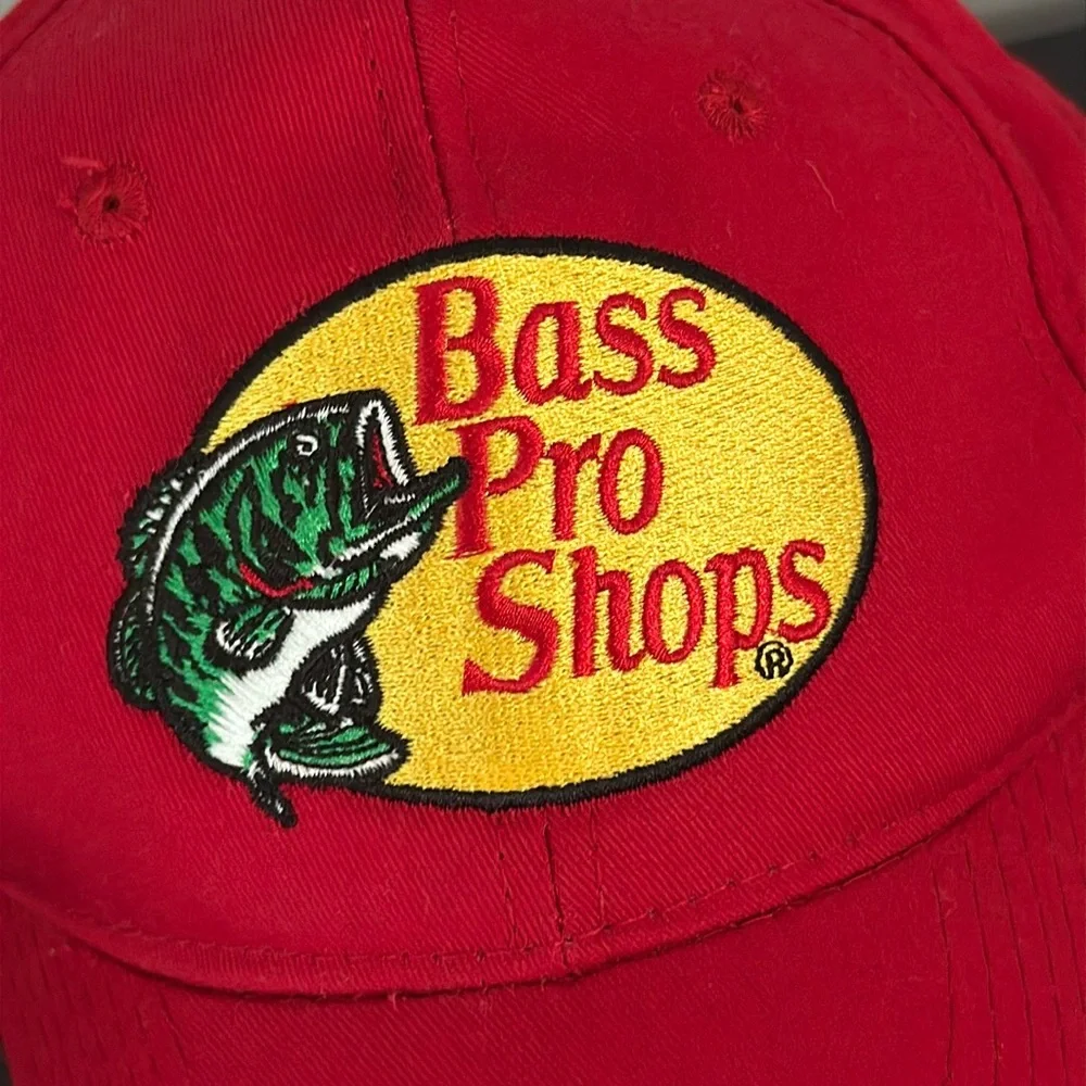Bass Pro Shops Embroidered Snapback Hat Gorpcore Utility Fishing Outdoor Dad Hat